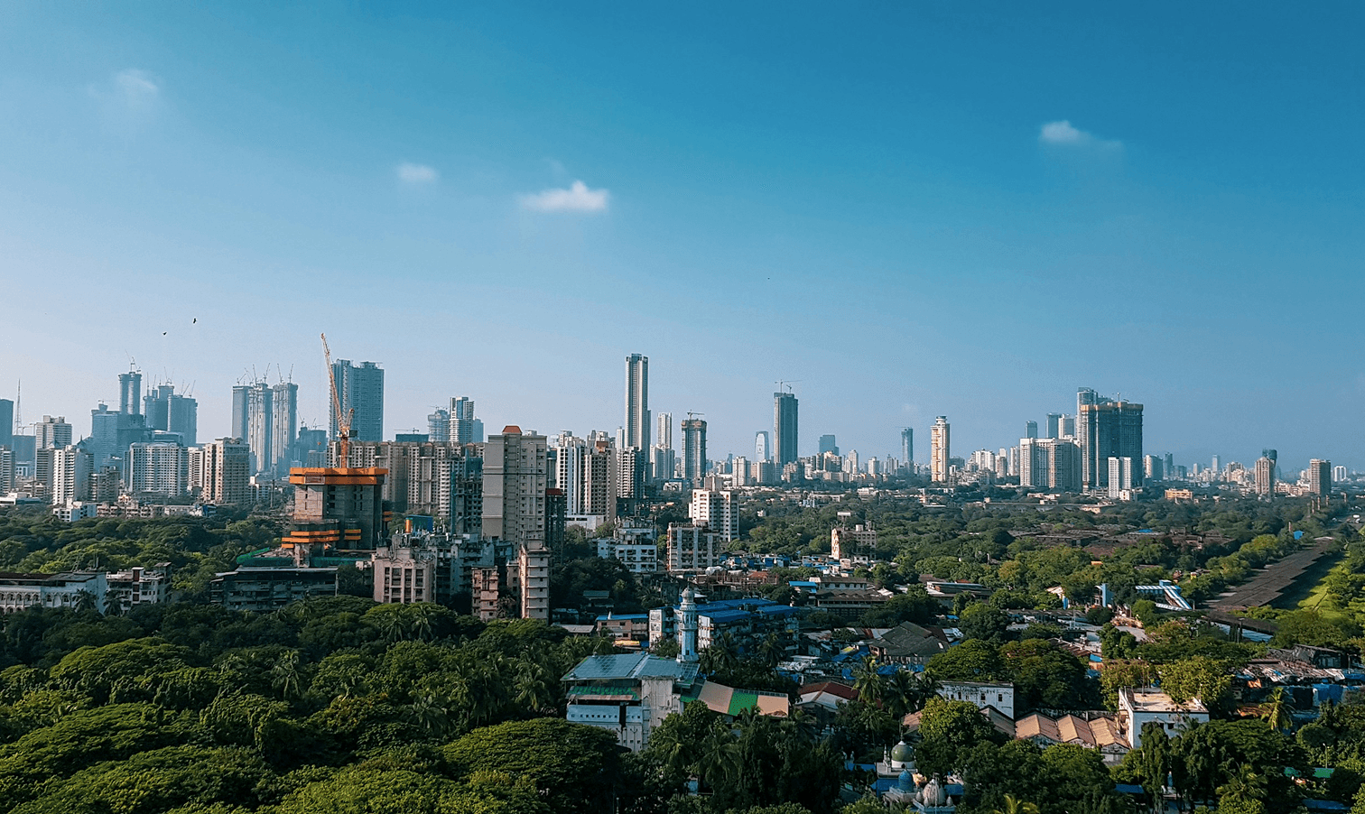 City skyline banner